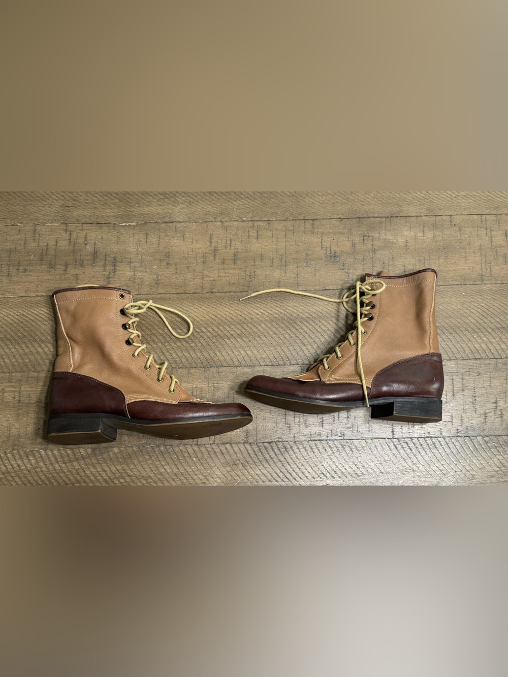Jeffrey Campbell Lace Up Vintage Showpony Leather Boots|6.5|EU37|Fall,Grunge - Picture 3 of 7